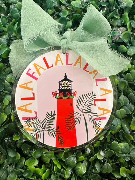 Jupiter Lighthouse Christmas ornament
