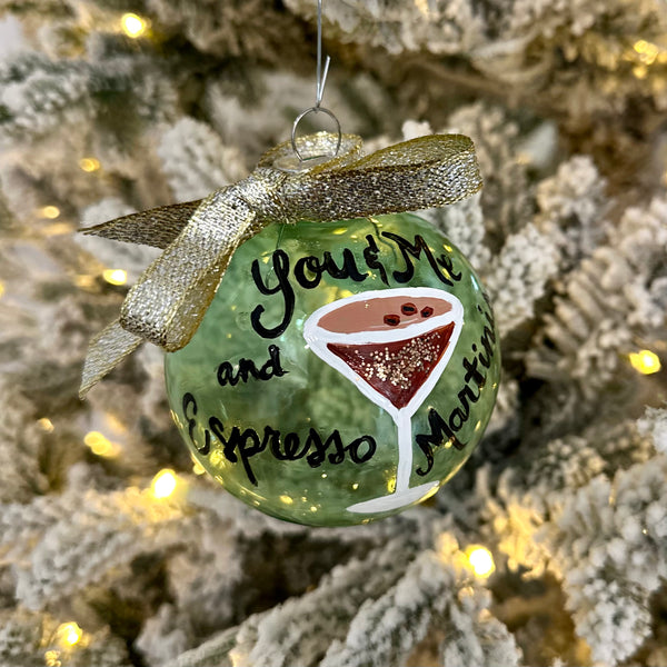 2024 Hand Painted Ornament | Espresso Martini