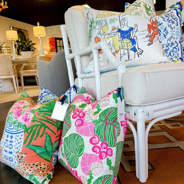 Poolside Gossip Pillow