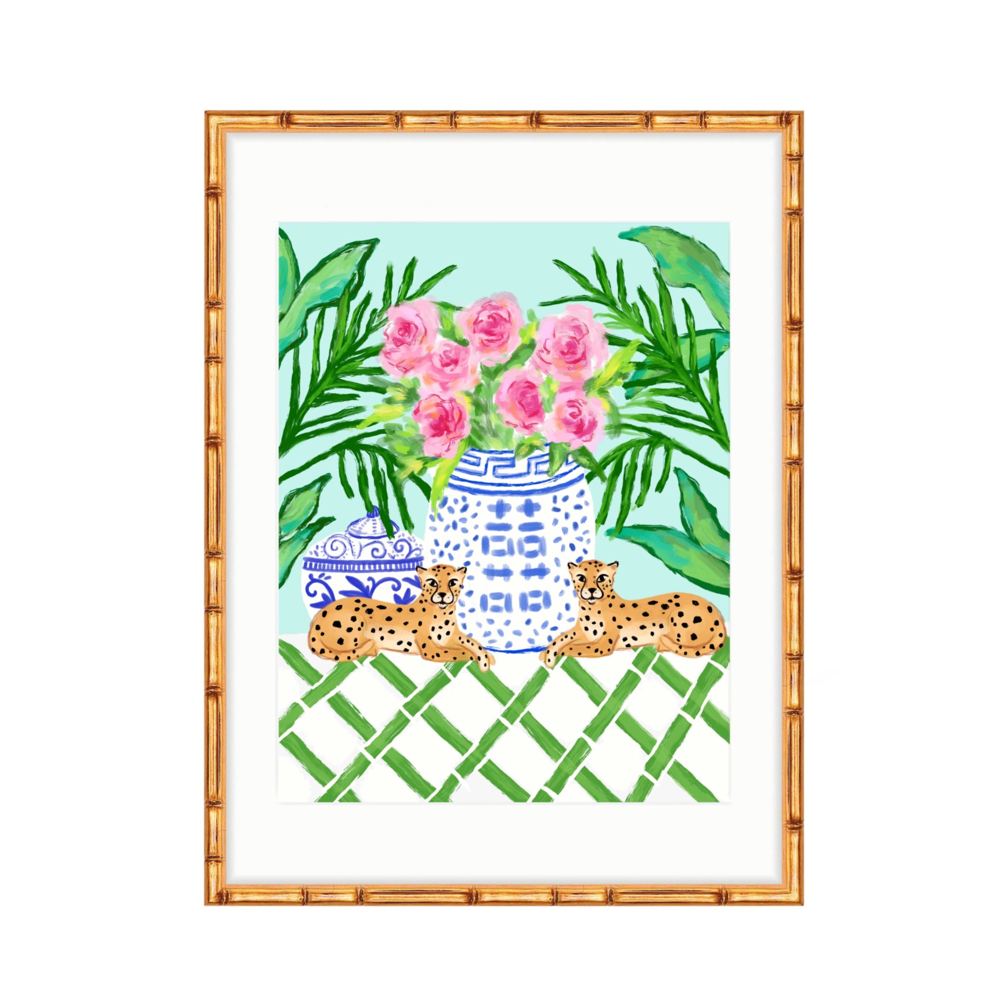 Chinoiserie Pattern Play, Teal