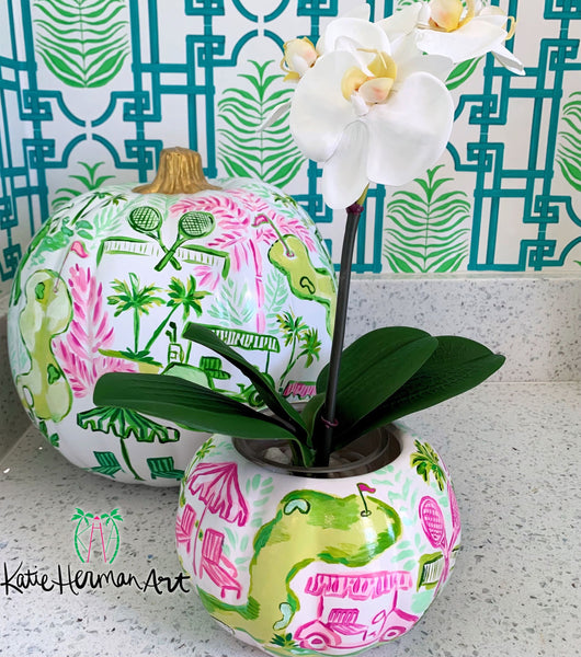 Pumpkin cachepot | petite prep pink