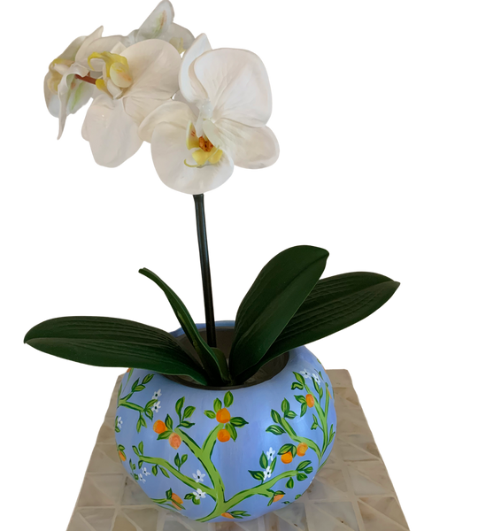 Pumpkin cachepot | petite periwinkle 2