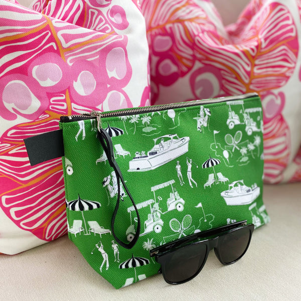 Club Toile Accessory Bag
