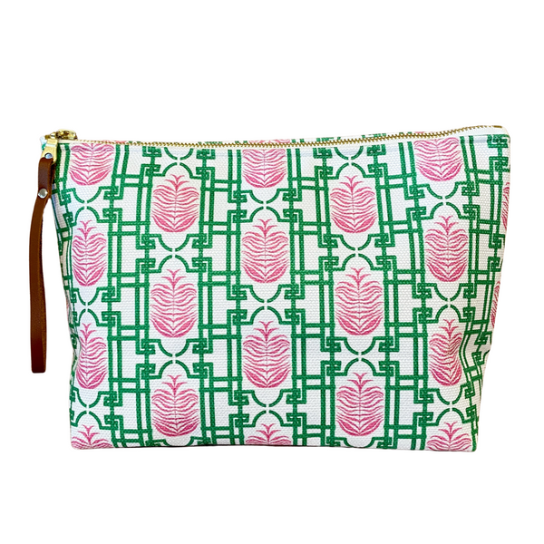 Palms & Bamboo Accessory Bag