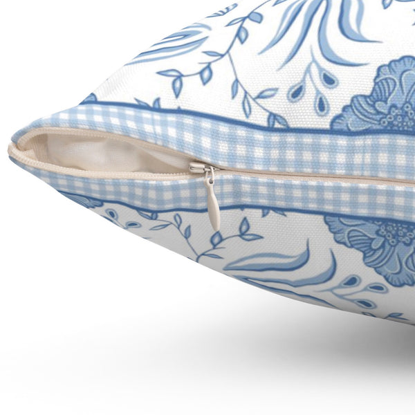 Blue Poppy & Gingham