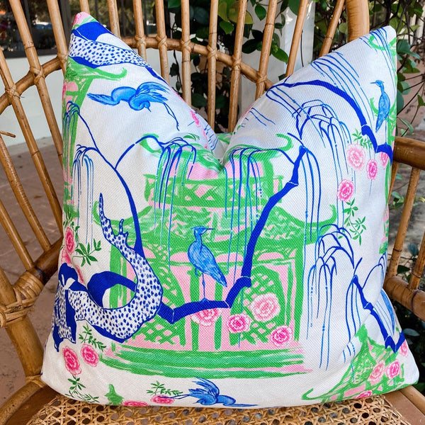 Carmen Collection | Chinoiserie pagoda pillows