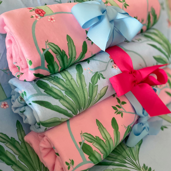 Palm Blossom Towel | Blue