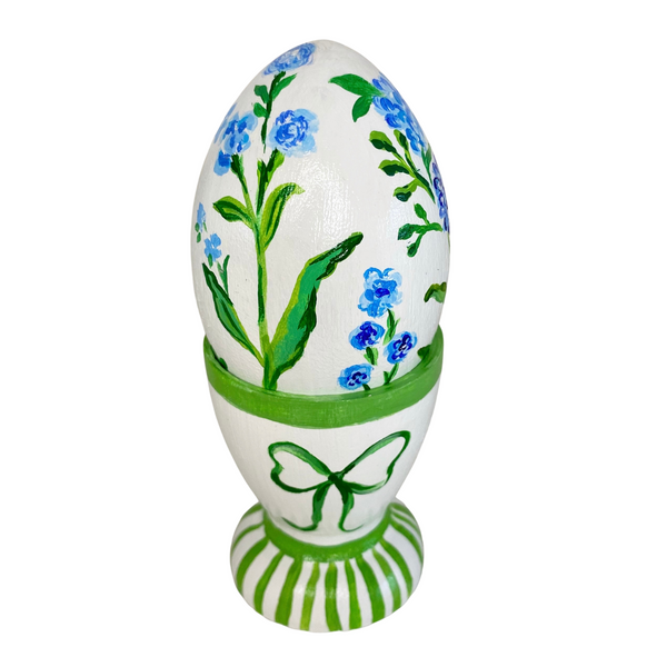 Hydrangea Heirloom Egg with stand