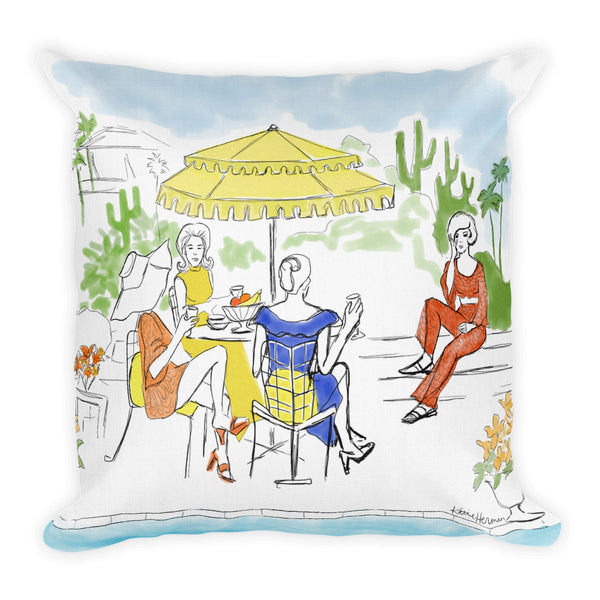 Poolside Gossip Pillow