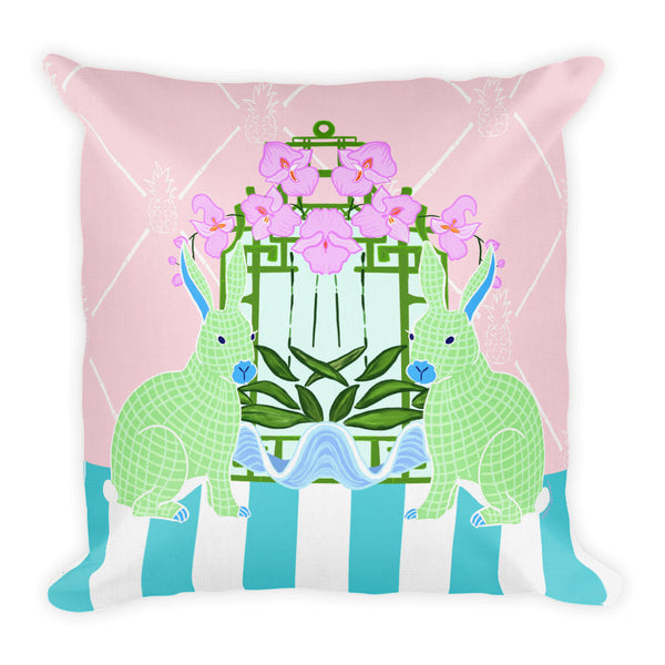 Easter  Bunnies Pink & Green