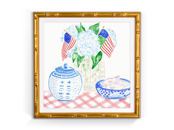 Stars, Stripes & Hydrangeas