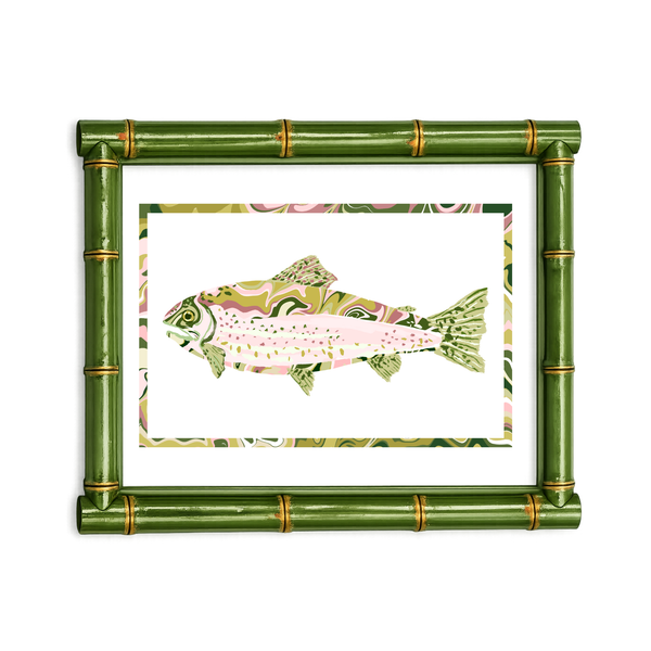 Marble Rainbow Trout Fish