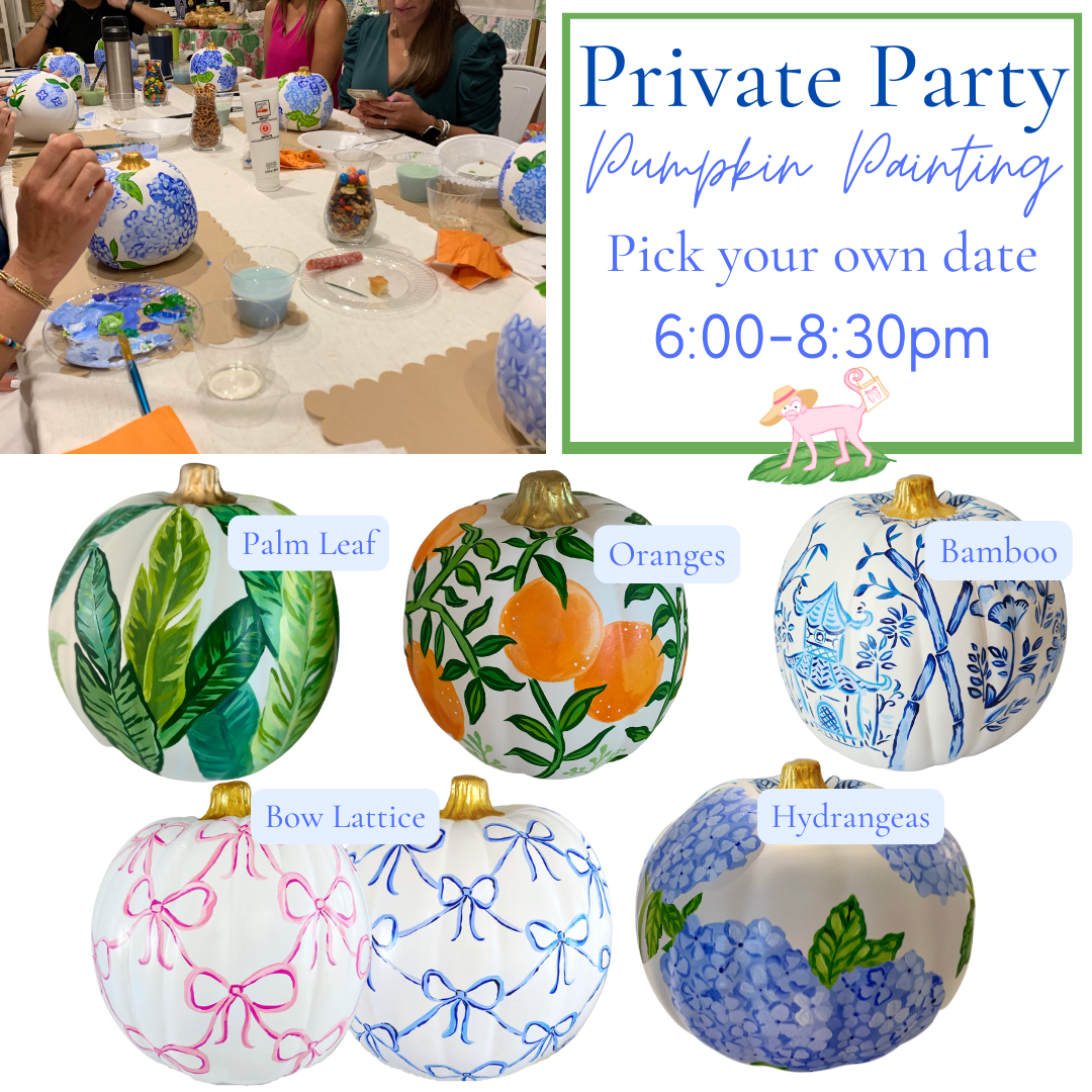 Book a Private Pumpkin Painting Party