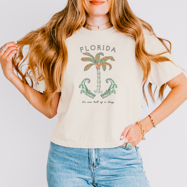 Vintage Florida Cropped Tee