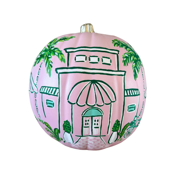 PREORDER Large 9” Hand Painted Faux Pumpkin