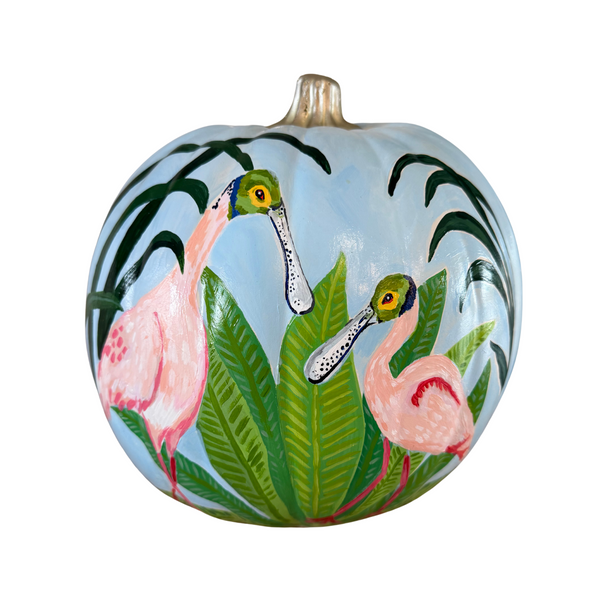 Roseate Spoonbill Pumpkin