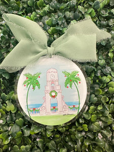 PREORDER Palm Beach Christmas ornament