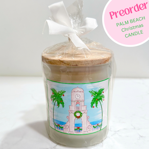 PREORDER Palm Beach candle | Holiday edition