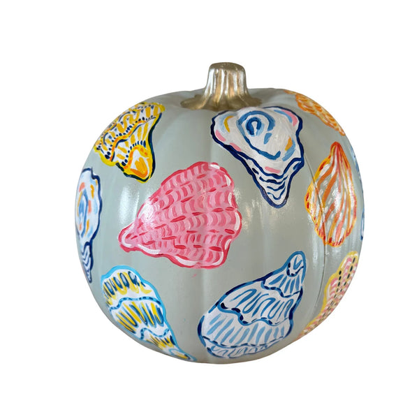 PREORDER Large 9” Hand Painted Faux Pumpkin