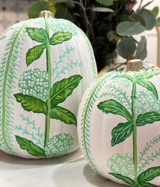 PREORDER XL 13” Hand Painted Faux Pumpkin