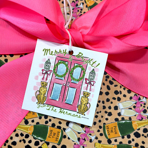 Merry & Bright Personalized gift tags