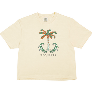 Vintage Florida Cropped Tee | TEQUESTA