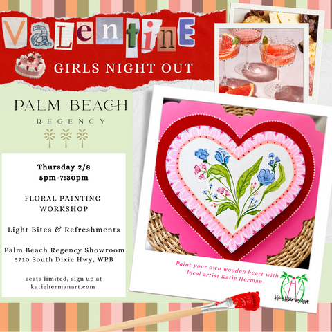 Valentine's Paint Party at Palm Beach Regency