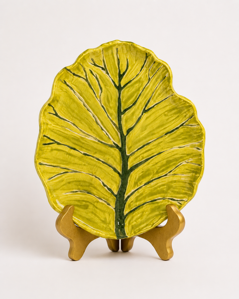 Verdant Leaf Platter
