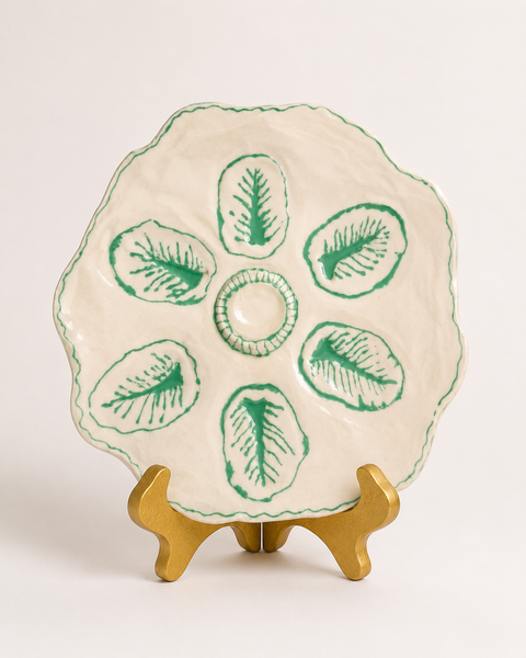 Coastal Oyster Ceramic Platter