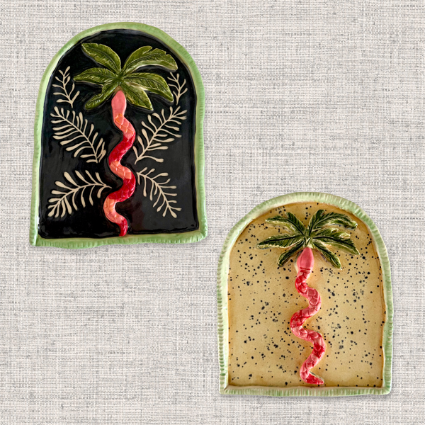 Snake Palm No.2 | Ceramic Wall Hanging