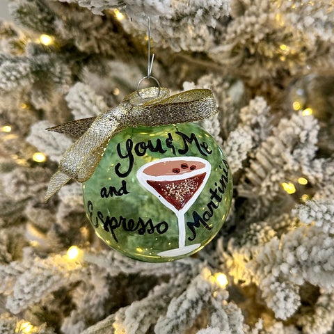 2024 Hand Painted Ornament | Espresso Martini