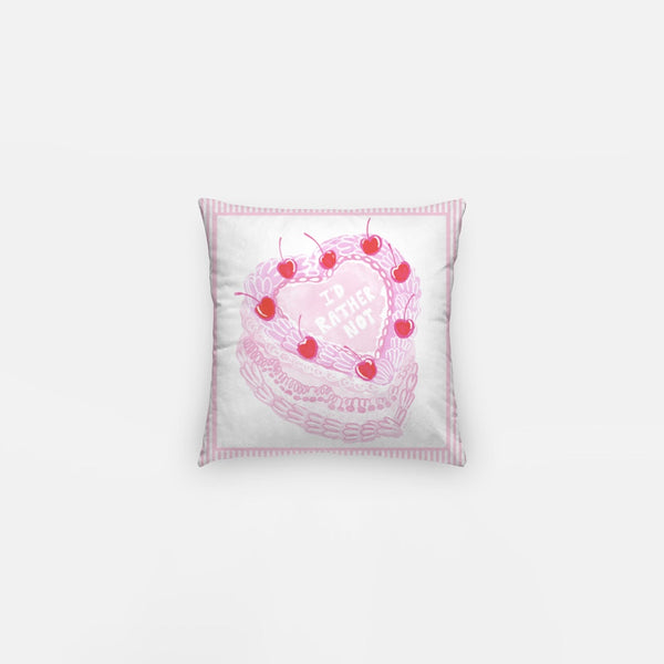 I'd Rather Not | mini pillow