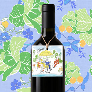 Cheers! Poolside Gossip Gift Tag