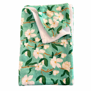 Magnolia Green Minky Blanket