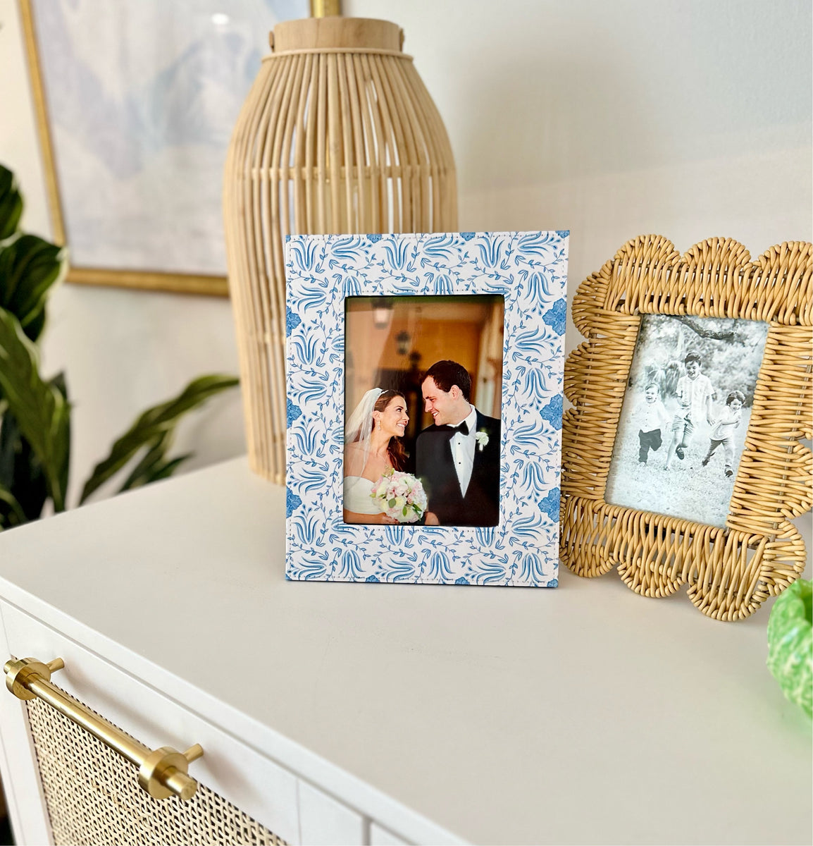 Blue Poppy Frame 5x7 – Katie Herman Art