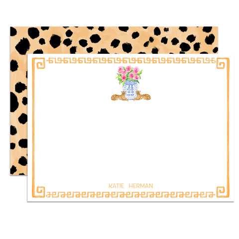 Pattern Play Cheetah | Personalized Stationery