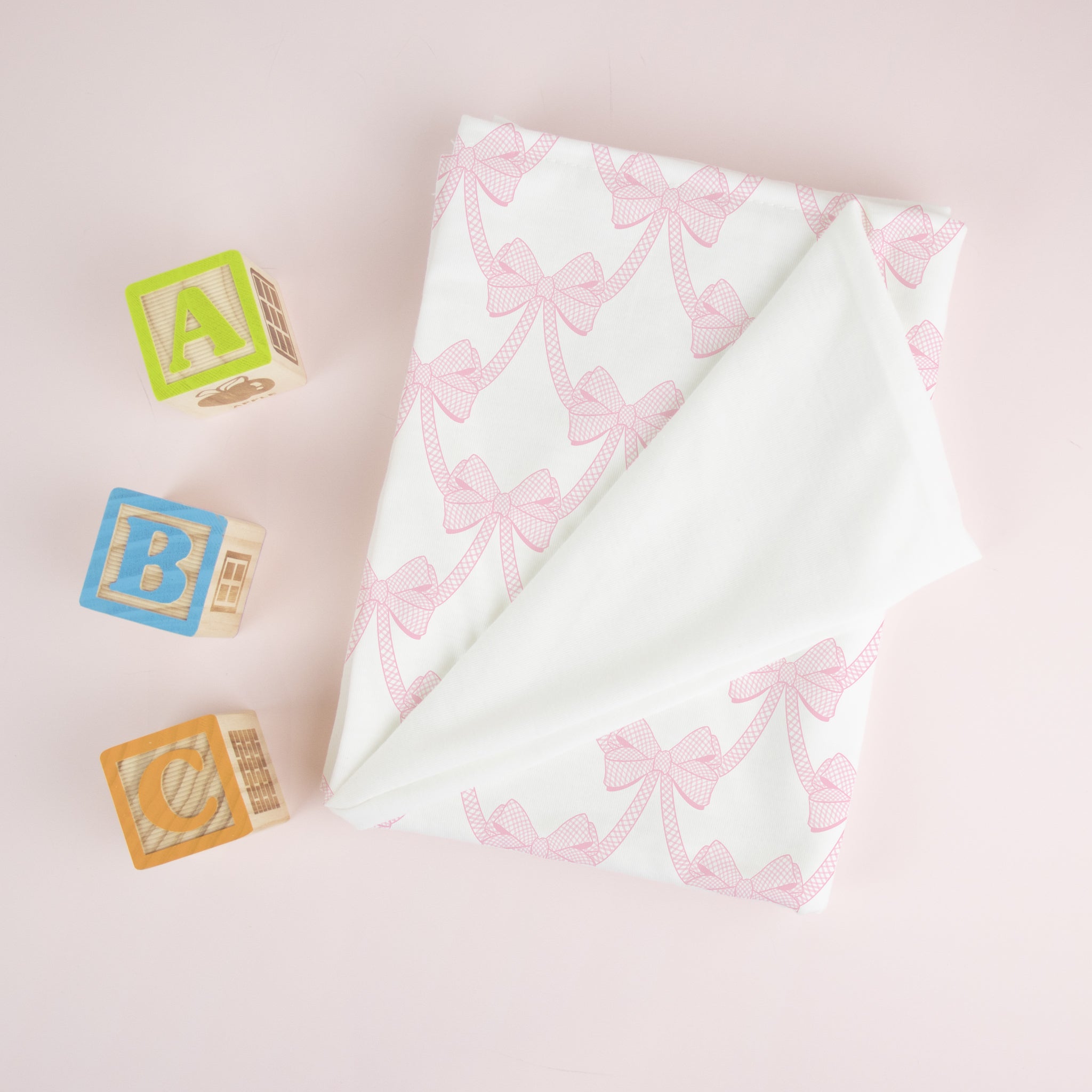 Pink Bows | Baby Swaddle