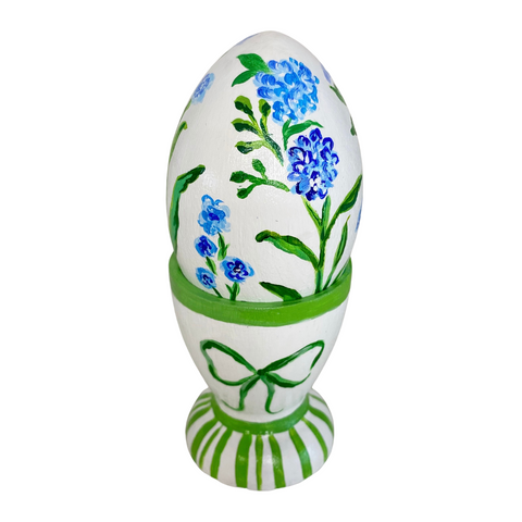Hydrangea Heirloom Egg with stand