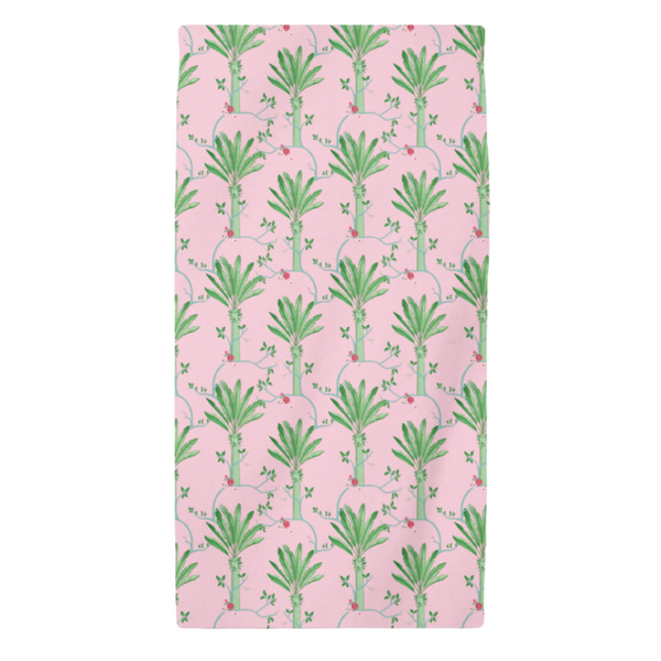 Palm Blossom Towel | Pink