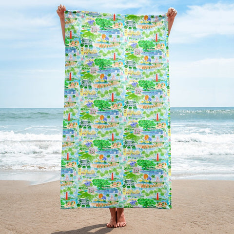 The Palm Beach beach towel
