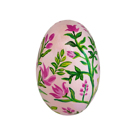 Pink Petals Heirloom Egg 3.5”