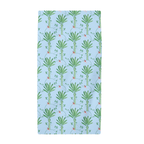 Palm Blossom Towel | Blue