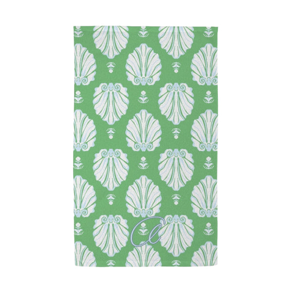 Shell-La-Vie Hand Towels | Green